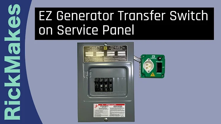 Easy Generator Transfer Switch Installation Guide