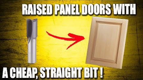 Hoe je verhoogde panelen maakt zonder duur gereedschap.