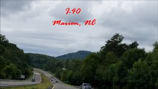 Marion, NC   I 40 traveling through Marion, NC