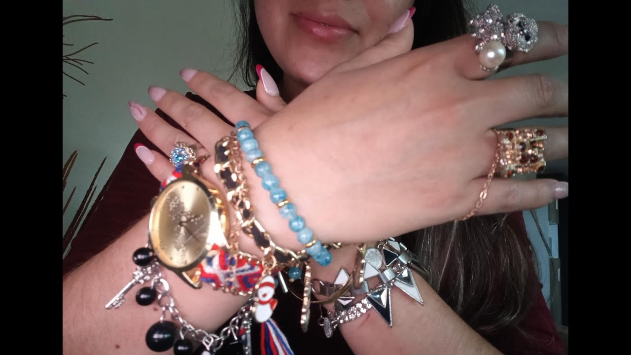 ASMR | Te muestro pulseras y anillos💍 | I show you bracelets and rings