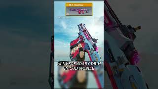 All Legendary DRH in COD Mobile #shorts #viral #drh