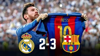 El Clasico 2017: Real Madrid 2-3 Barcelona | Full Highlights HD | Spanish Commentary