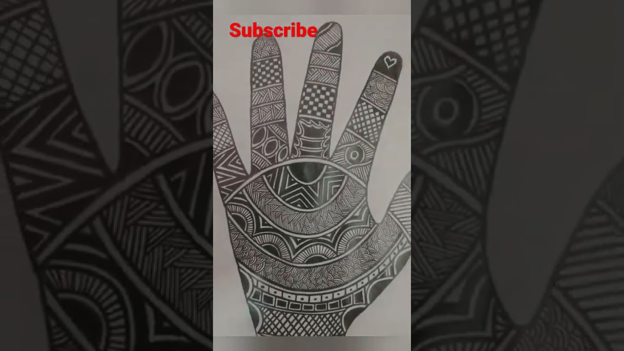 Mandala in hand / mandala art / mandala mehndi / mandala design