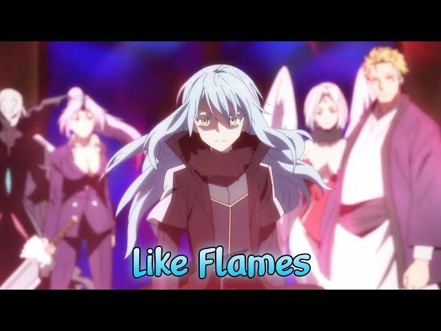 『Lyrics AMV』 Tensei Shitara Slime Datta Ken Season 2 OP 2 Full 【 Like Flames - MindaRyn 】 class=