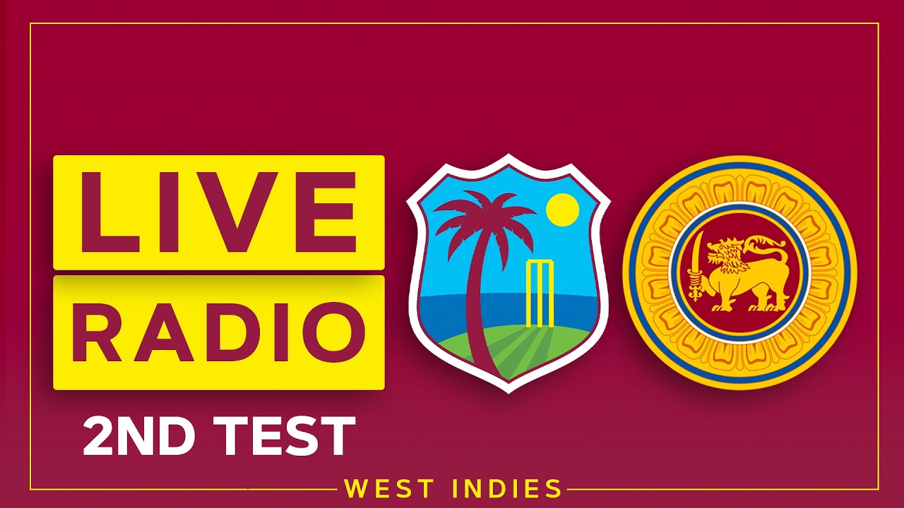 🔴 RADIO | West Indies v Sri Lanka | 2nd Test Day 3