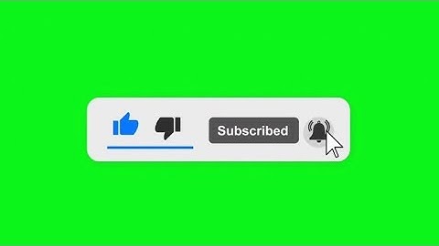 Green Screen Subscribe Button Animation | Top 5 Green Screen Animated Subscrib Button Effect.