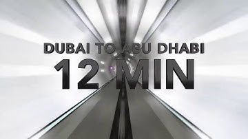 Dubai  -  Abu Dhabi traveling in 12 minutes  - Hyperloop One