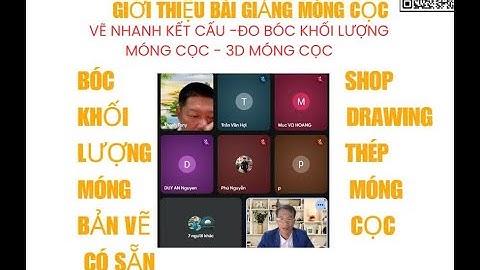 SXCAD GIỚI THIỆU BÀI GIẢNG MÓNG CỌC -   VẼ NHANH KẾT CẤU -SHOP THÉP - BÓC KHỐI LƯỢNG BẢN VẼ CÓ SẴN