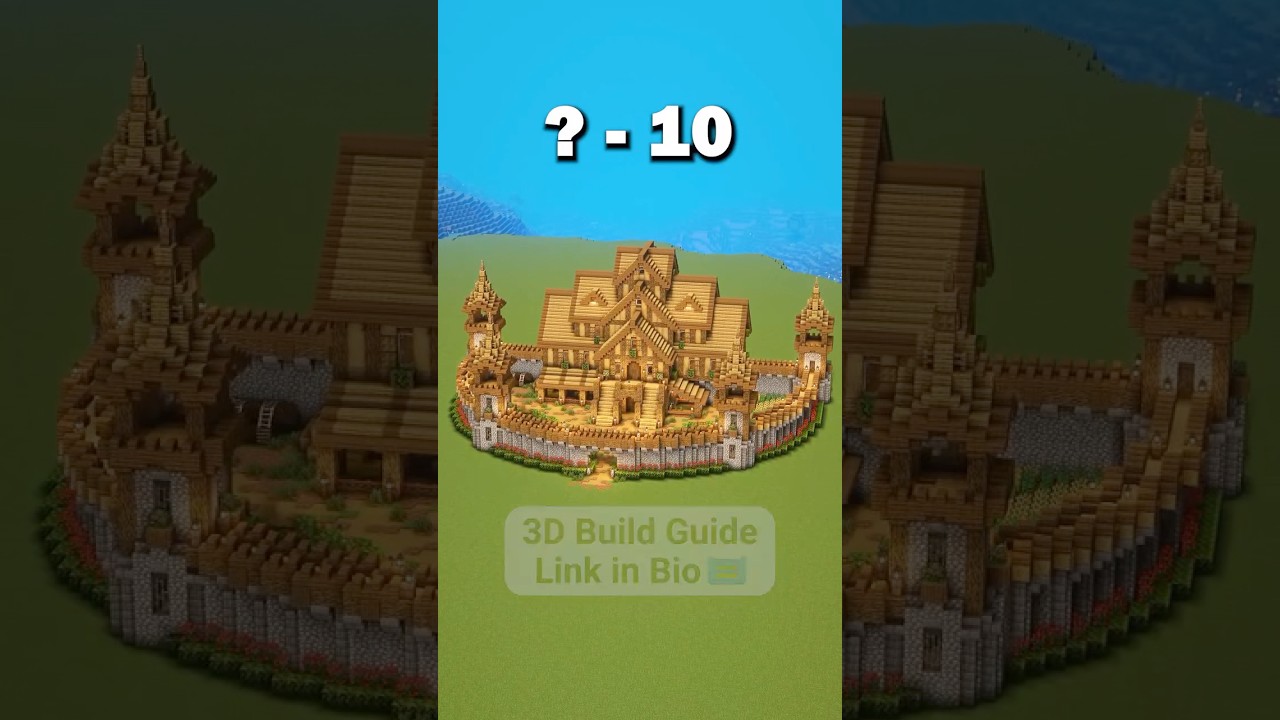 Minecraft Ultimate Starter House 🏡 Explore 3D guide 