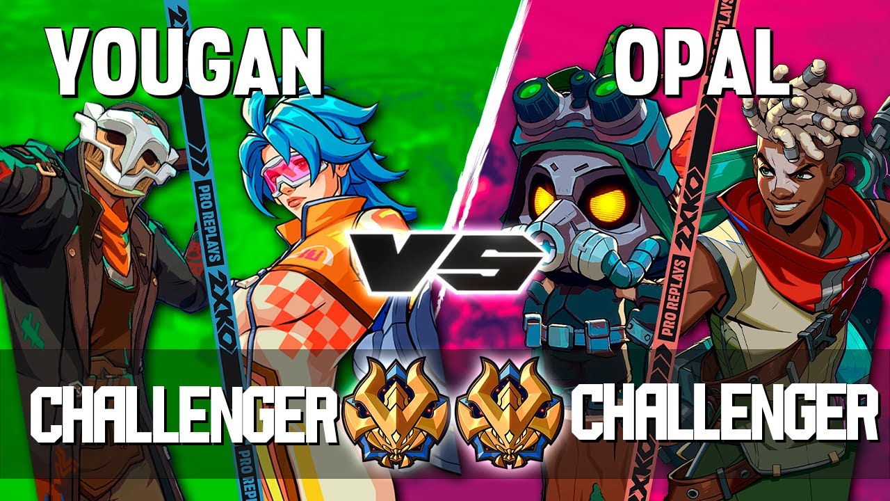 2XKO ▰ YOUGAN (Vi-Ekko) vs OPAL (Teemo-Ekko) ▰ 2XKO Pro level replays