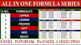 Excel Text Functions Demystified: Mastering UPPER, LOWER, and PROPER Formulas for Clean Data