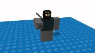 Ninja Test - a ROBLOX animation fail