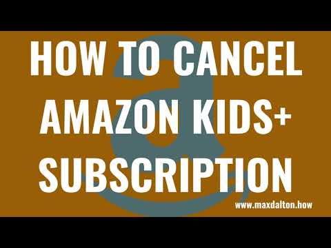 How to Cancel Amazon Kids Plus Subscription