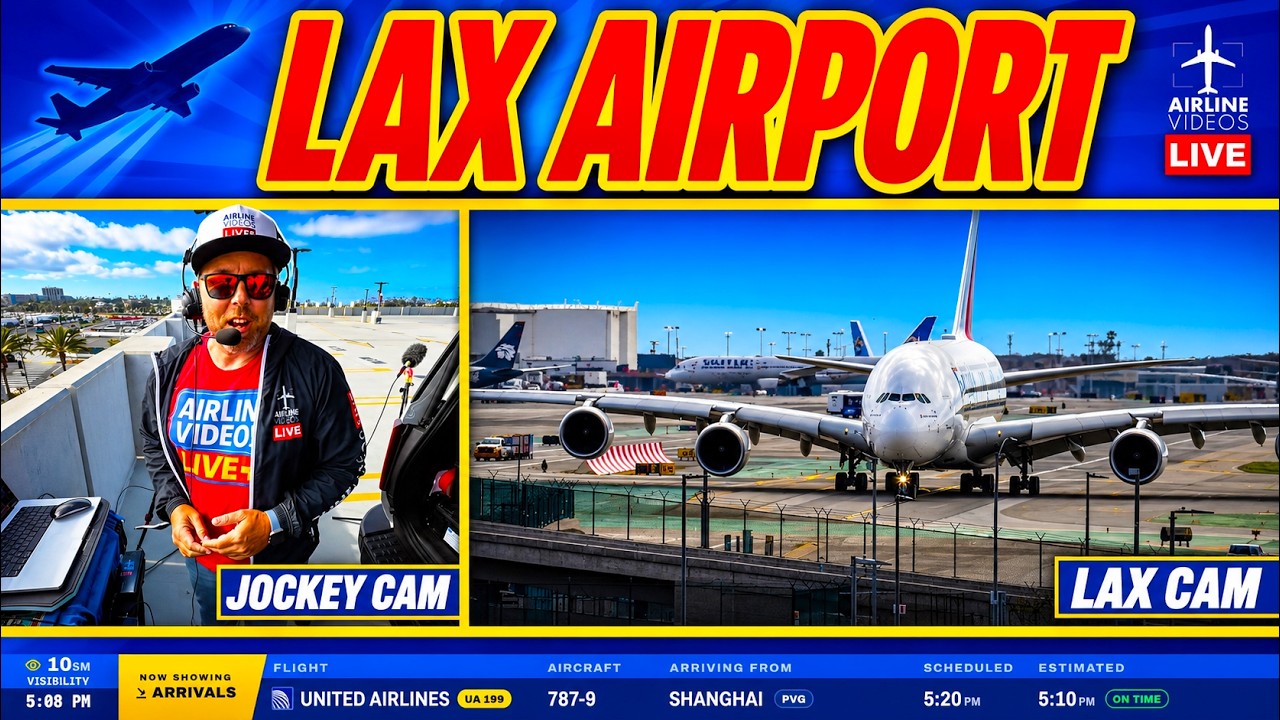 🔴LIVE LOS ANGELES (LAX) AIRPORT ACTION! (June 16th, 2026)