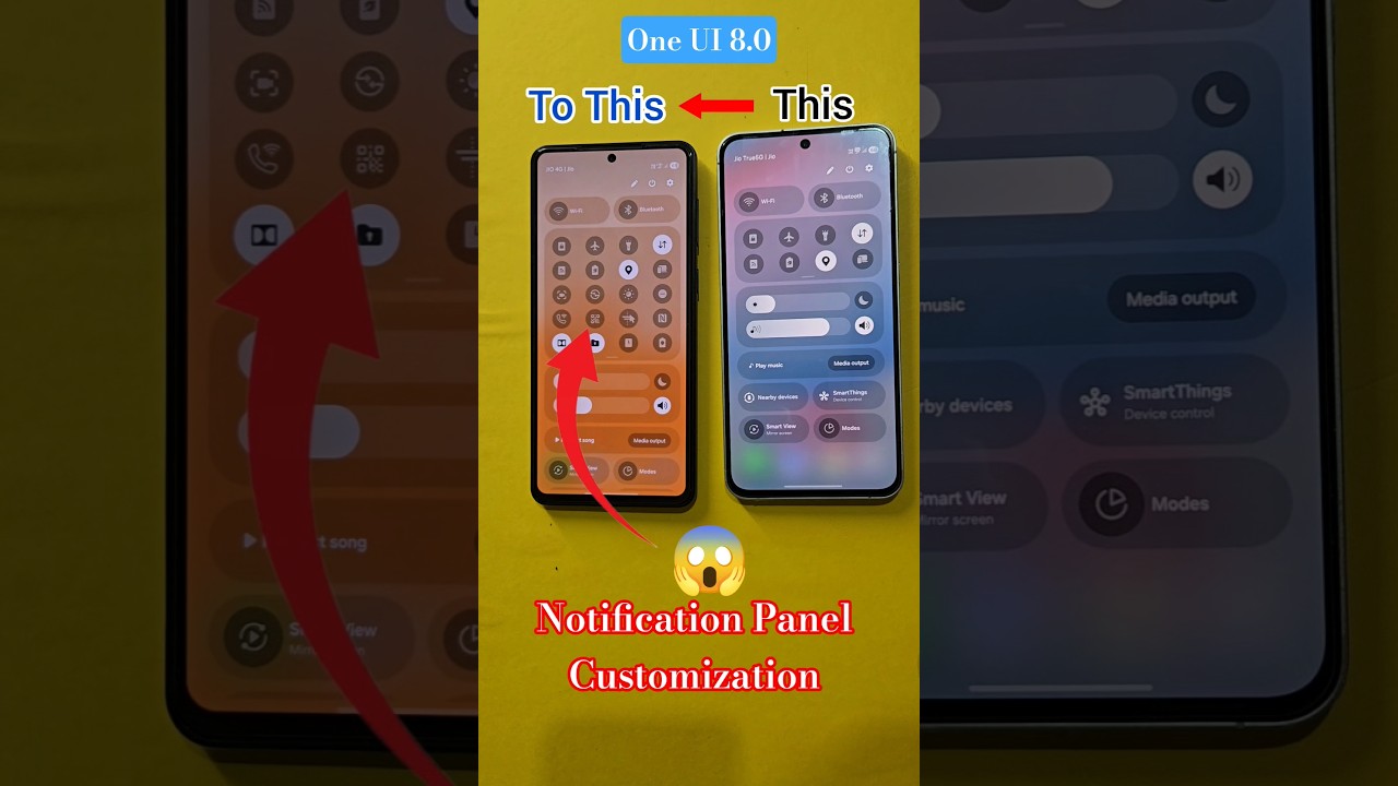 Samsung New Notification Panel!