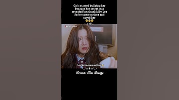 He saved her from bullie*s 🥺😬#truebeauty #chaeunwoo #hwanginyeop #youtubeshorts #shorts