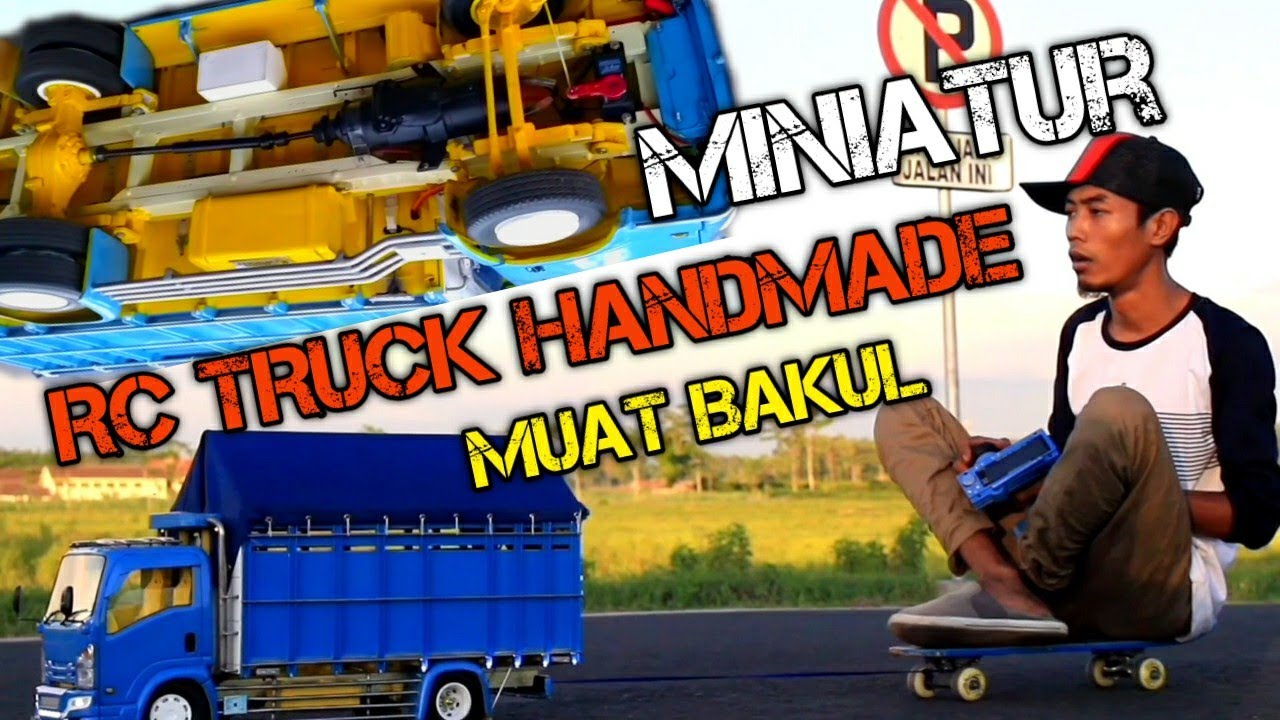 Review RC truk  miniatur  made in malang Spek hore Team 