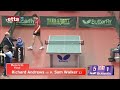 Nationals - U21 Men's Final - Richard Andrews v Sam Walker