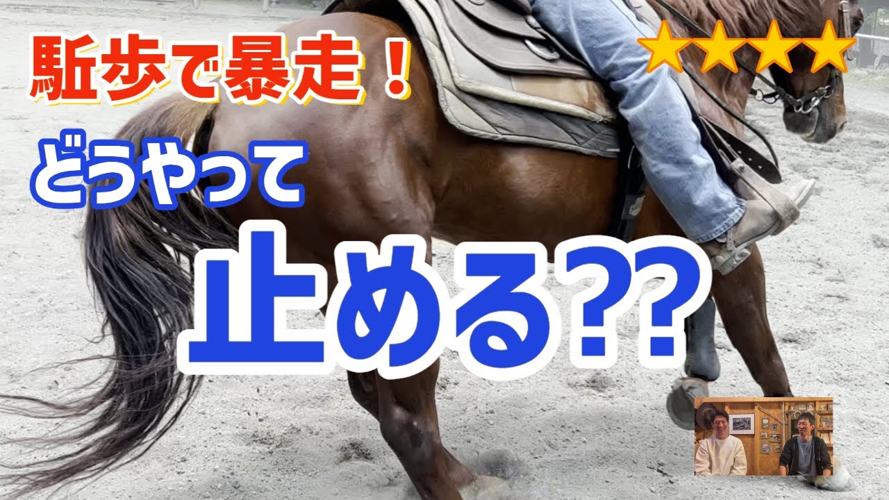 493.駈歩で暴走！どうやって止める？