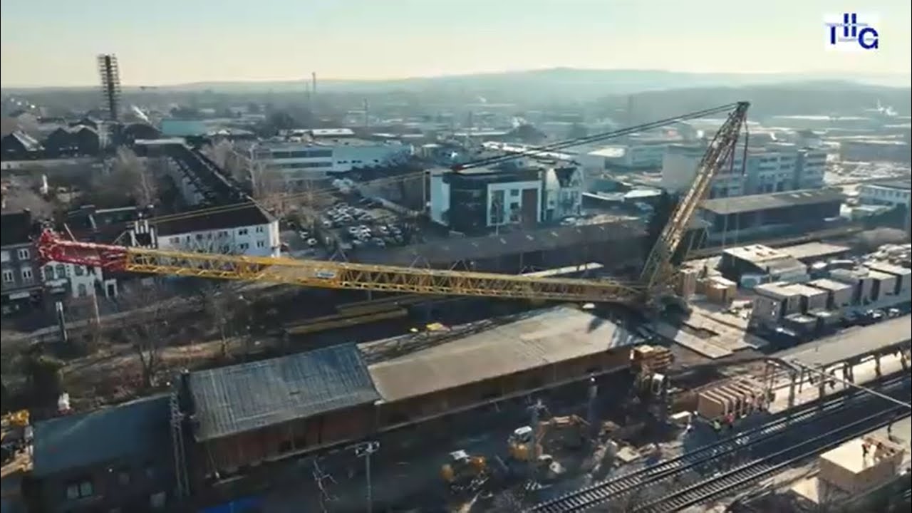 A143 Westumfahrung Halle (Saale) I Baufortschritt Saalebrücke bei Schiepzig/Salzmünde I 18.02.2024