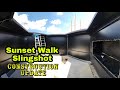 Sunset walk slingshot construction update 8621 volcano pit structure is in