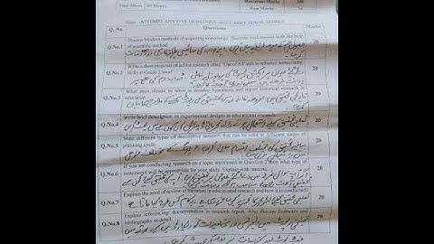 past paper aiou 8604 spring 2020