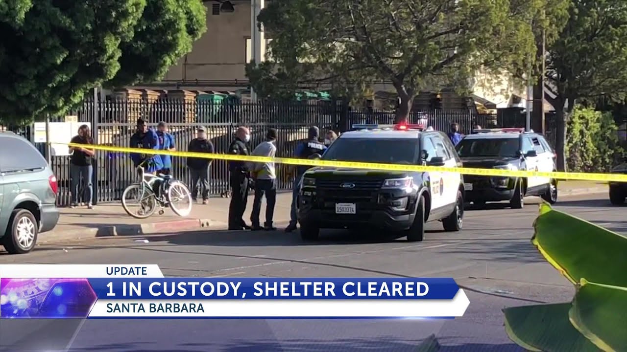 Man taken into custody after barricading himself at Santa Barbara ...