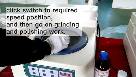 YMP-1 Metallographic Grinding and Polishing Machine