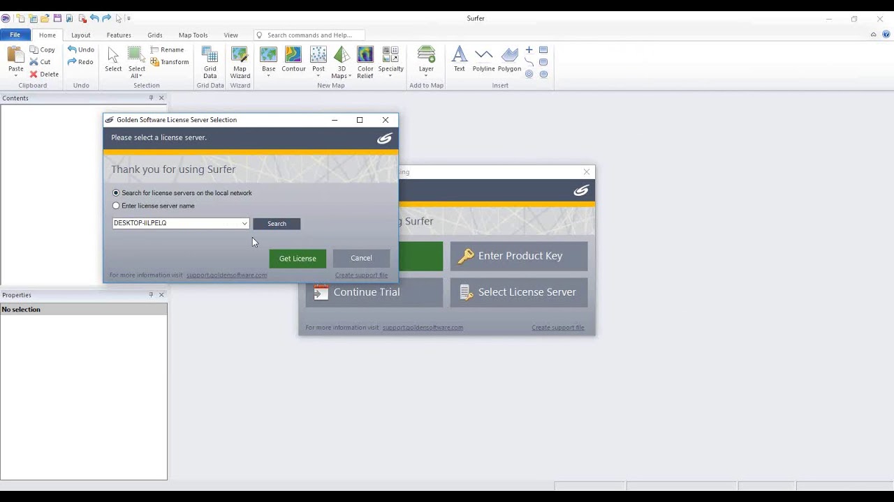 Surfer license карта