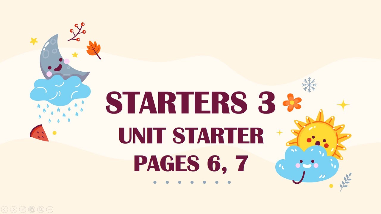 Unext Move 3 Unit Starter Sprawdzian+ Odpowiedzi STARTERS 3| UNIT STARTER | PAGES 6 - 7 - YouTube