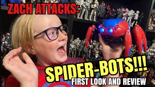 Zach Attacks: Avengers Campus Spider-bots!!!