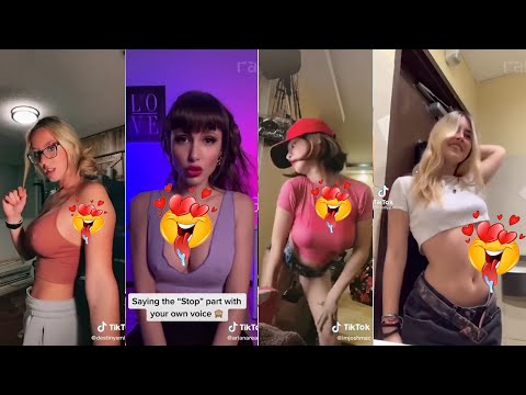 NO BRA CHALLENGE  | Braless Girls Dance Compilation | Tiktok Cocomelon no bra pokies