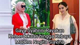Gaya Syahrini Rayakan Kemerdekaan hingga Kebaya Modern Nagita Slavina