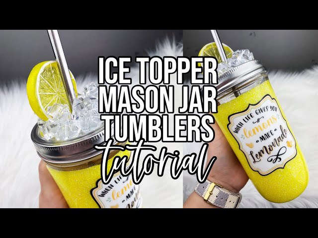 How To Make an Ice Topper Tumbler Lid Tutorial 