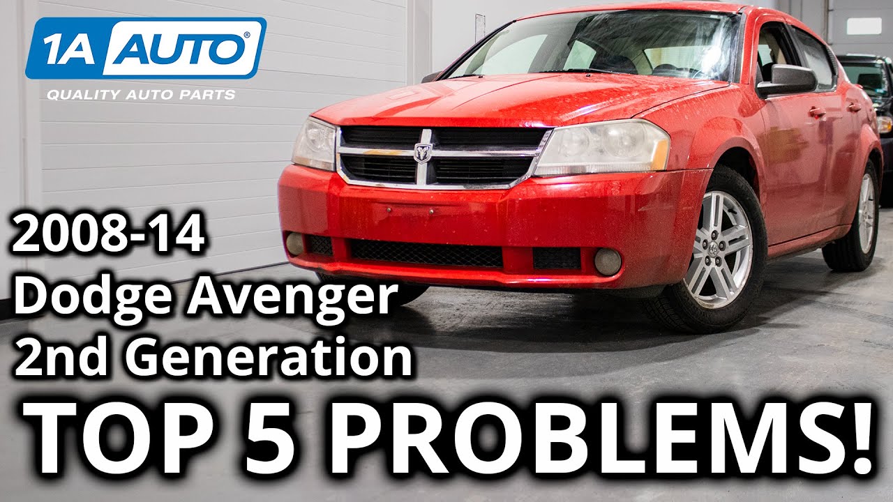 Top 5 Problems Dodge Avenger Sedan 2nd Generation 2008-2014