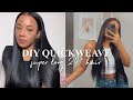 watch me: diy super long quickweave | UNDETECTABLE + DETAILED | jenise