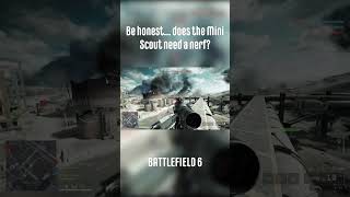 Am I good or is this mini scout overpowered #bf6