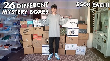 Unboxing 26 Different $500 Hypebeast Mystery Boxes!
