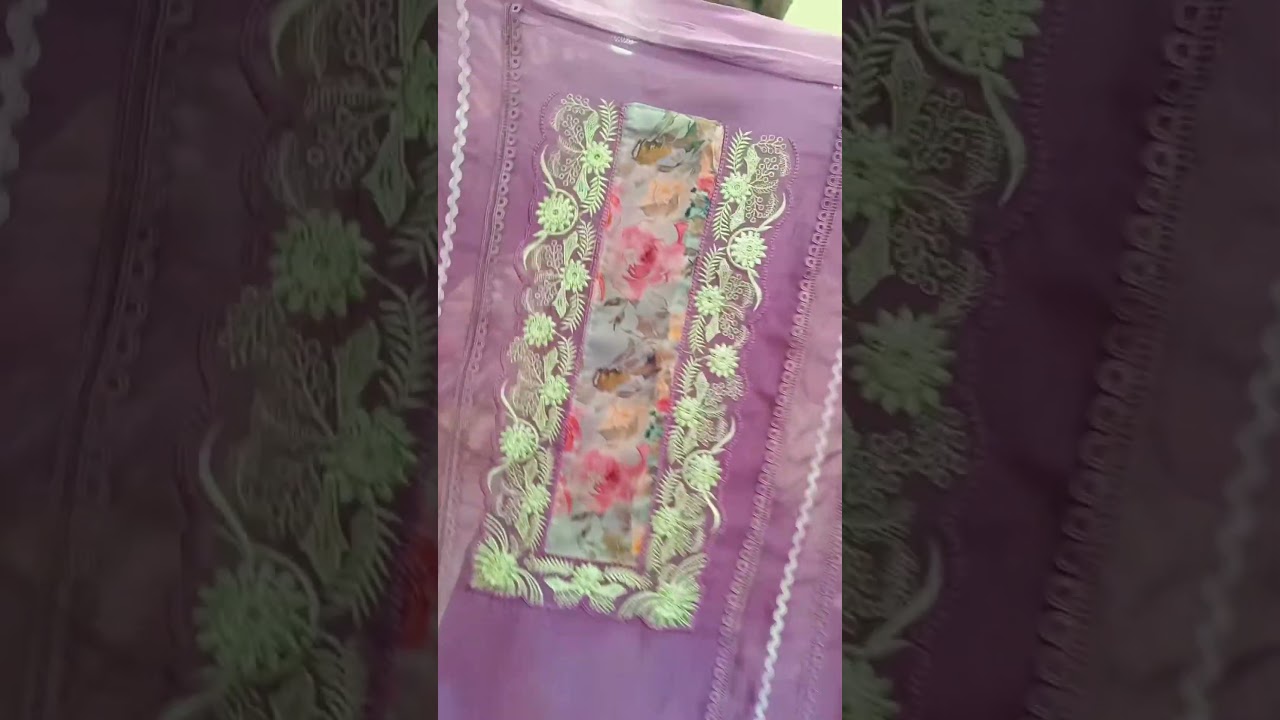 designer pure viscose organza suit # party wear# digital Pakistani dupatta 