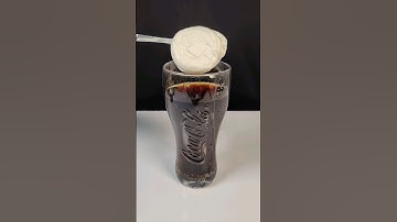 CocaCola Float 🖤🍺 #asmr #shorts