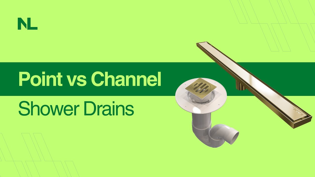 Point vs Channel Shower Drains - YouTube