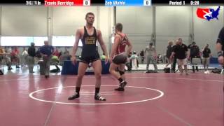 Travis Berridge vs. Zeb Wahle at 2013 Junior Nationals - FILA - FS