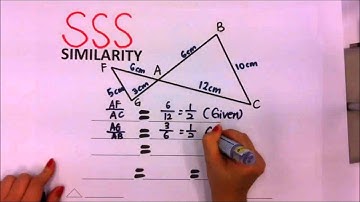 1. SSS Proof for Similar Triangles