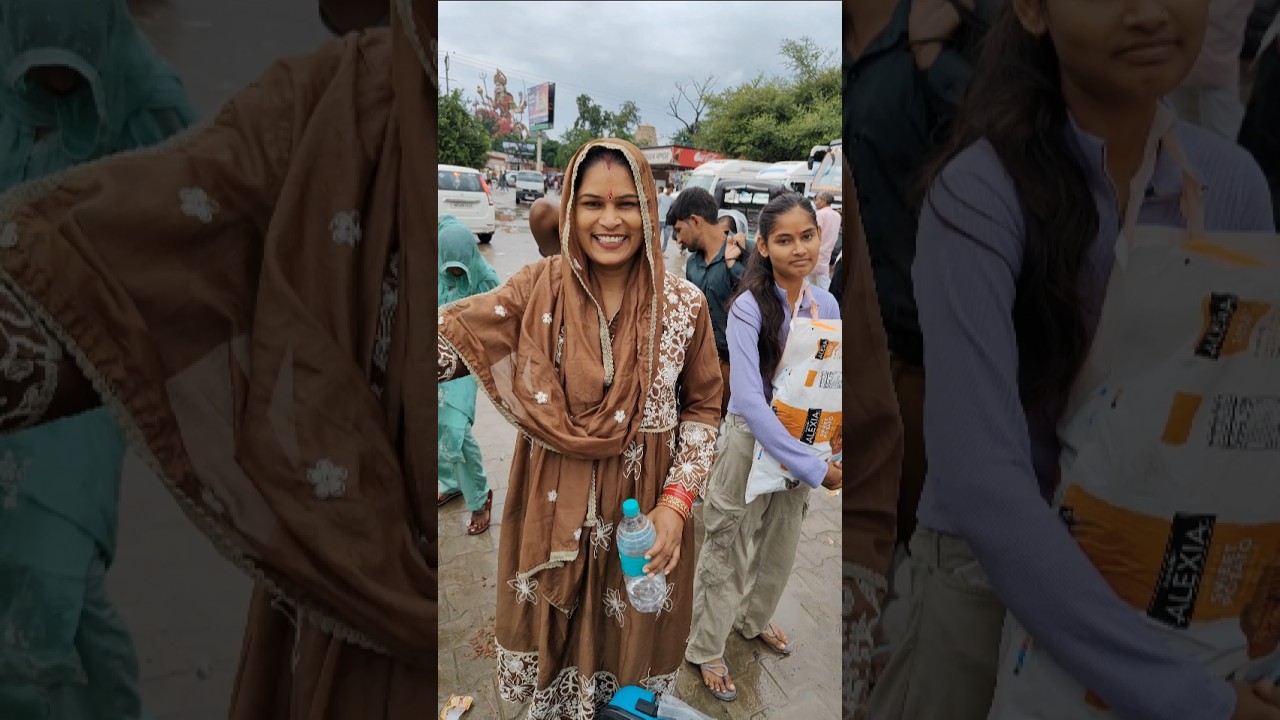 aaj ham log gye banke bihari dham 🥳 #shorts #dailyvlogs