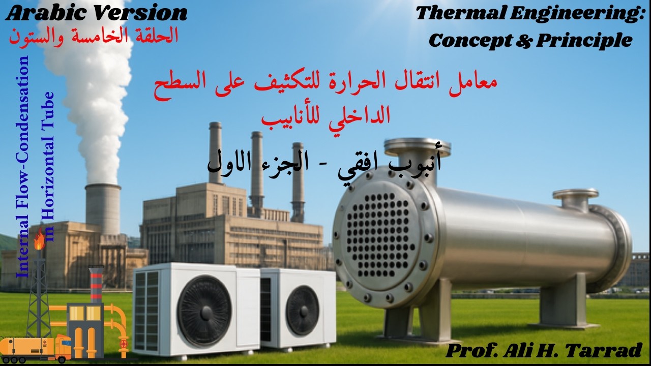 Condensation تخمين معامل انتقال الحرارة للتكثيف على السطح الداخلي للأنابيب: أنبوب افقي - الجزء الاول