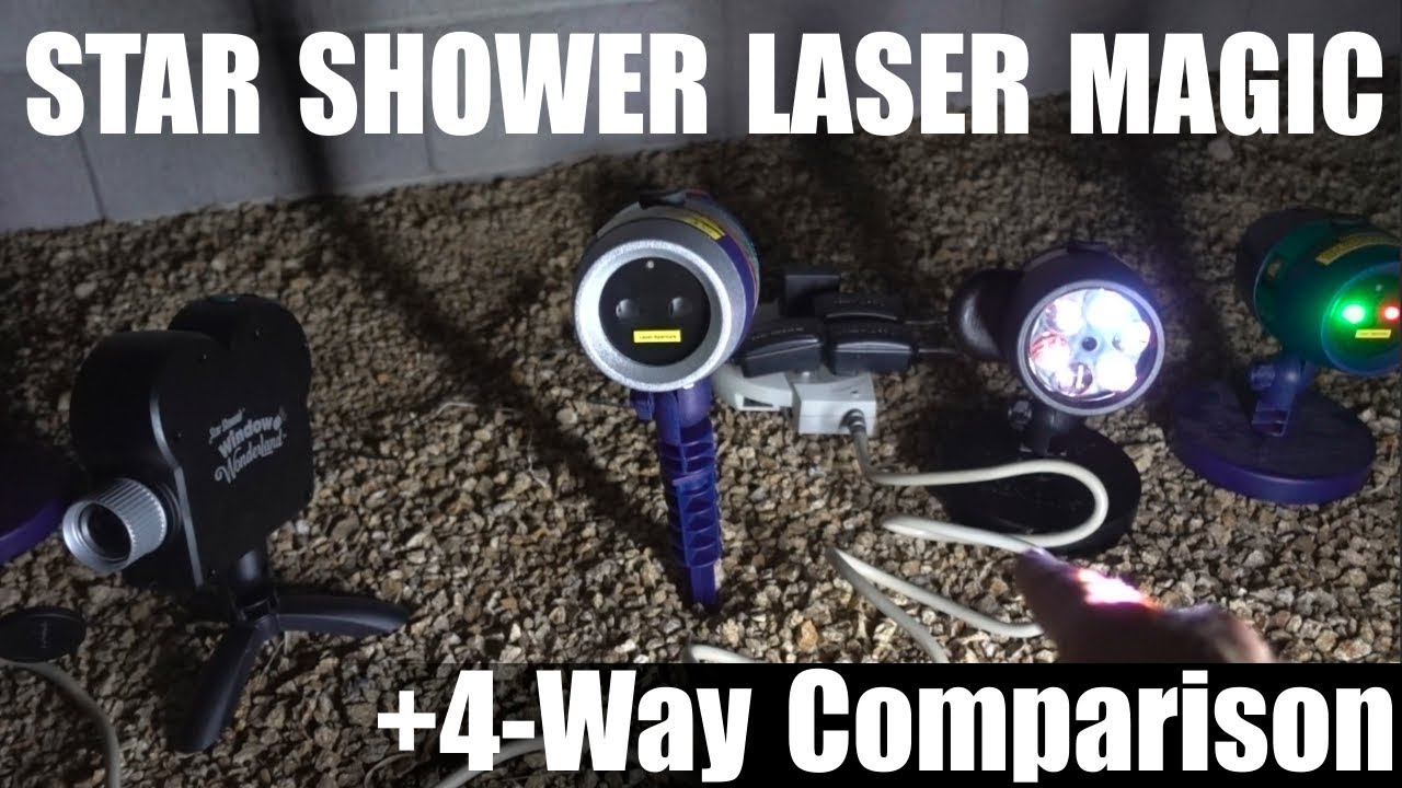 Star Shower Laser Magic Review + 4-Way Star Shower Comparison