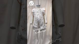 Wildflowers Organic Baby Romper - Viverano Organics