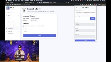 Minting & Sending sSCRT with KEPLR Wallet Tutorial