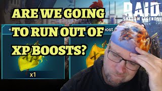 All Sources of XP Boosts and Are We All Going to Run Out of XP Boost? RAID: Shadow Legends