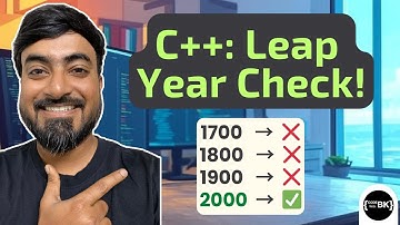 C++ Program – Check Leap Year